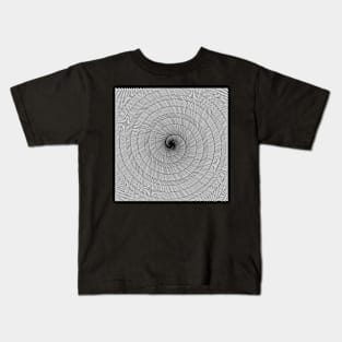 Rotated & Scaled Triangles 003 Kids T-Shirt